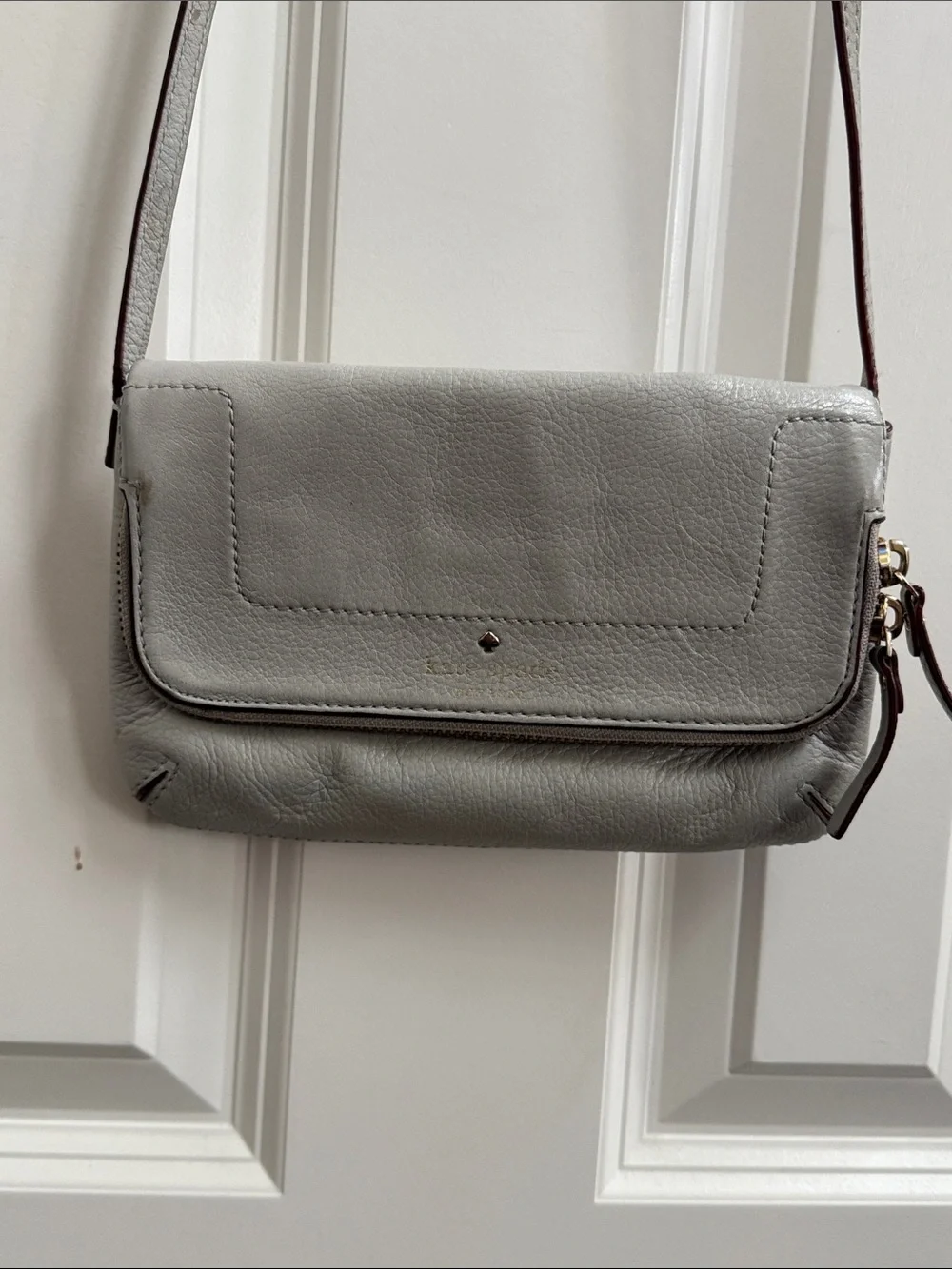 kate spade compact pebbled